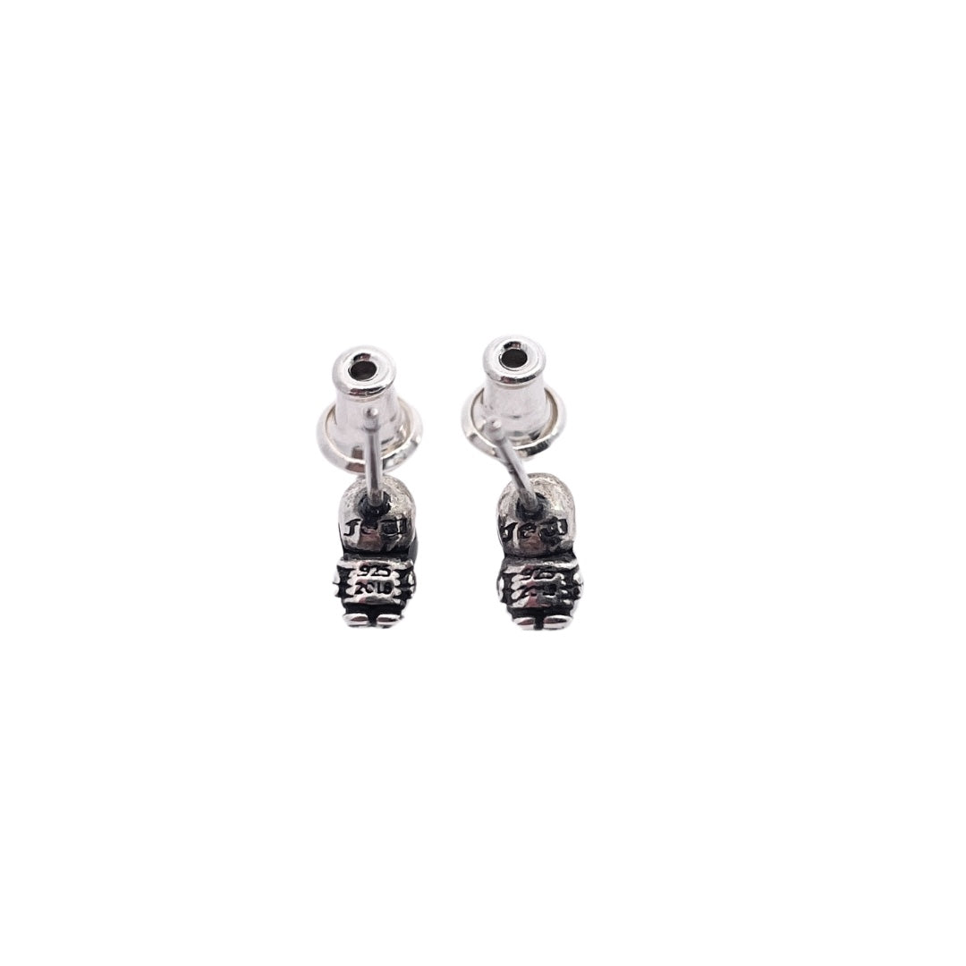 Chrome Hearts Skeleton Soldier Earrings