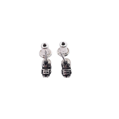 Chrome Hearts Skeleton Soldier Earrings