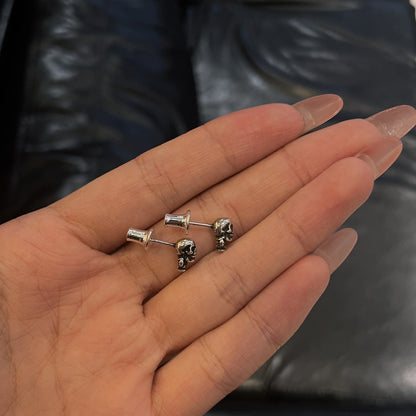 Chrome Hearts Skeleton Soldier Earrings