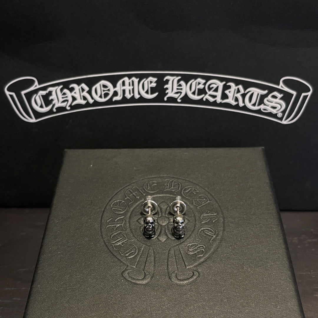 Chrome Hearts Skeleton Soldier Earrings