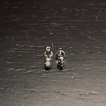 Chrome Hearts Skeleton Soldier Earrings