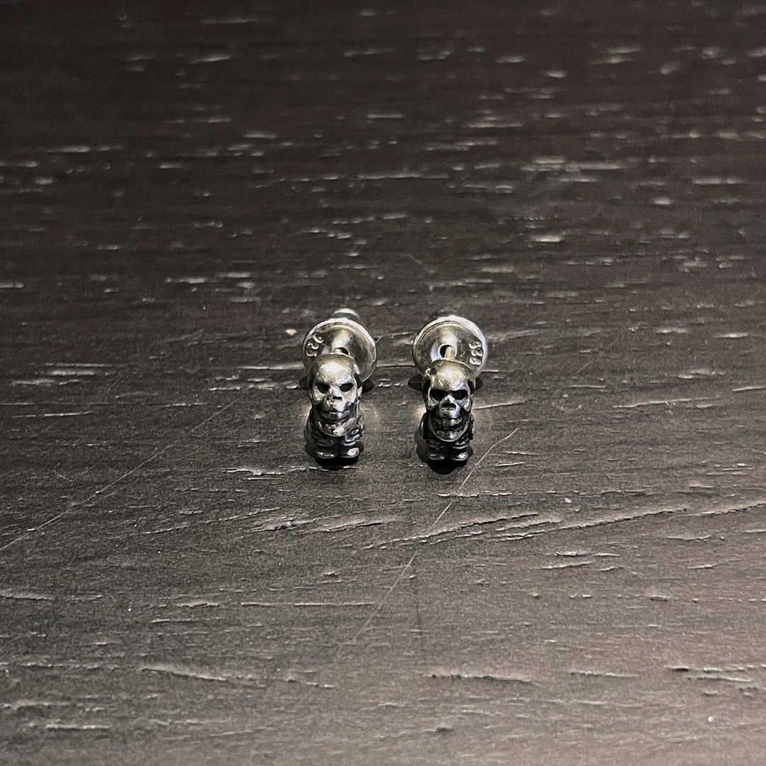 Chrome Hearts Skeleton Soldier Earrings