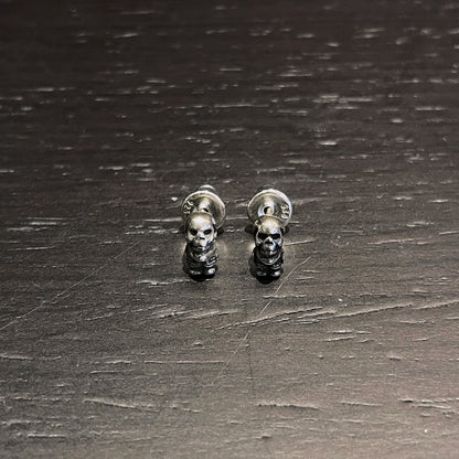 Chrome Hearts Skeleton Soldier Earrings
