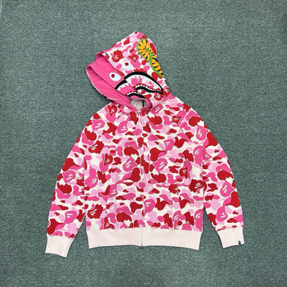 Bape Shark Hoodie"red'