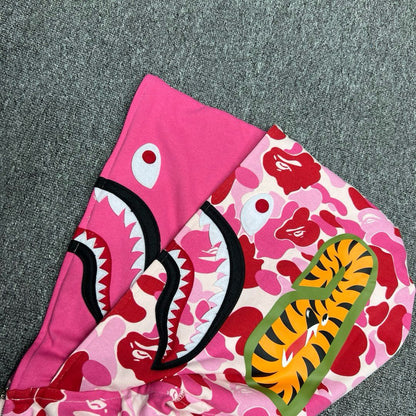 Bape Shark Hoodie"red'