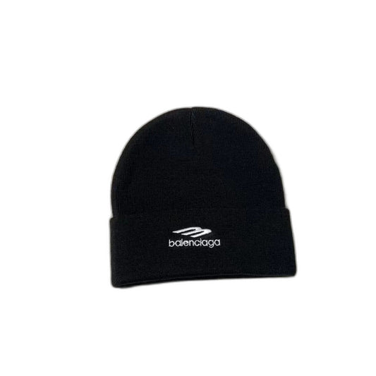 Balenciaga Men's Loop Sports Icon Beanie in Black
