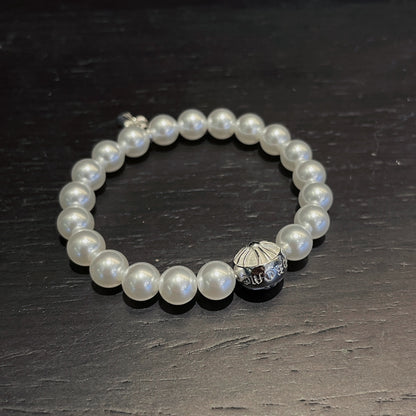 CHROME HEARTS Cross Pearl Bracelet