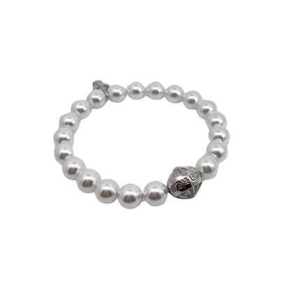 CHROME HEARTS Cross Pearl Bracelet