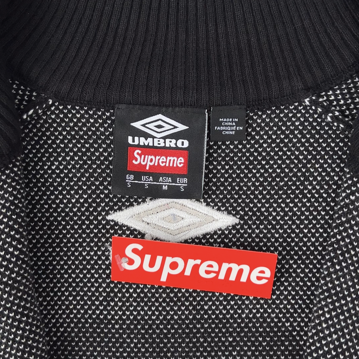 Supreme x Umbro Zip Up Sweater Purple 25SS