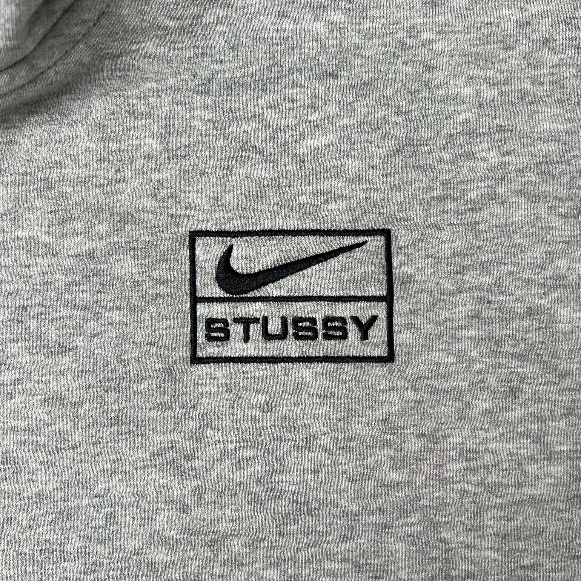 Nike x Stussy Washed Fleece Hoodie "Black"