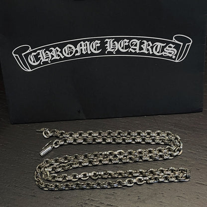 𝐂𝐡𝐫𝐨𝐦𝐞 𝐡𝐞𝐚𝐫𝐭𝐬 stone inlaid letter necklace