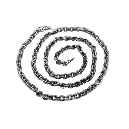 𝐂𝐡𝐫𝐨𝐦𝐞 𝐡𝐞𝐚𝐫𝐭𝐬 stone inlaid letter necklace