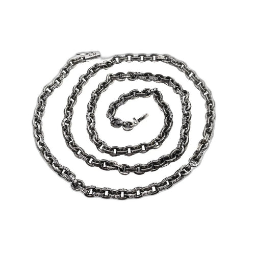 𝐂𝐡𝐫𝐨𝐦𝐞 𝐡𝐞𝐚𝐫𝐭𝐬 stone inlaid letter necklace