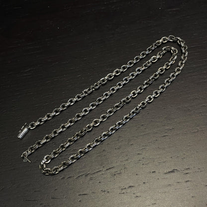 𝐂𝐡𝐫𝐨𝐦𝐞 𝐡𝐞𝐚𝐫𝐭𝐬 stone inlaid letter necklace