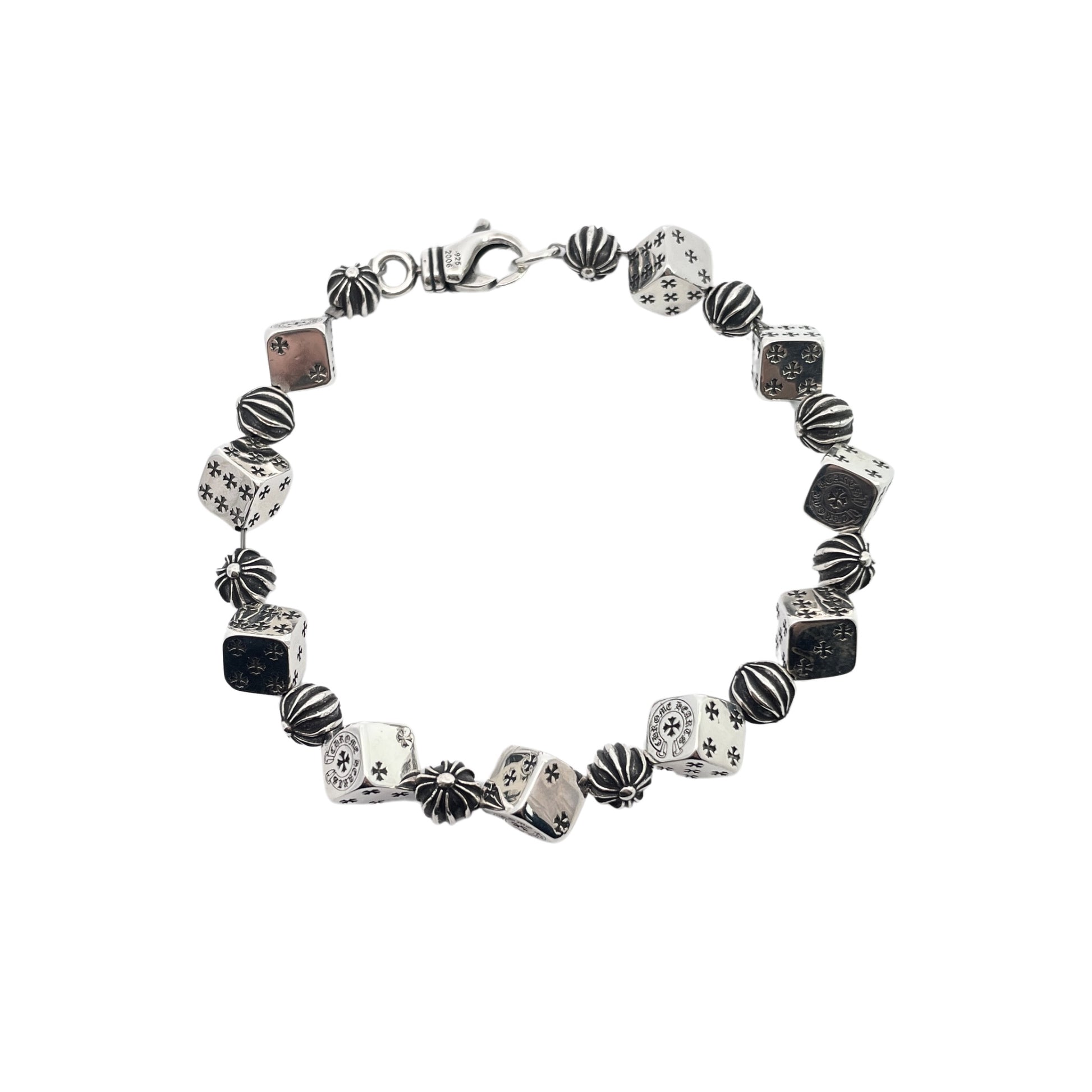 CHROME HEARTS Dice Cross Bracelet