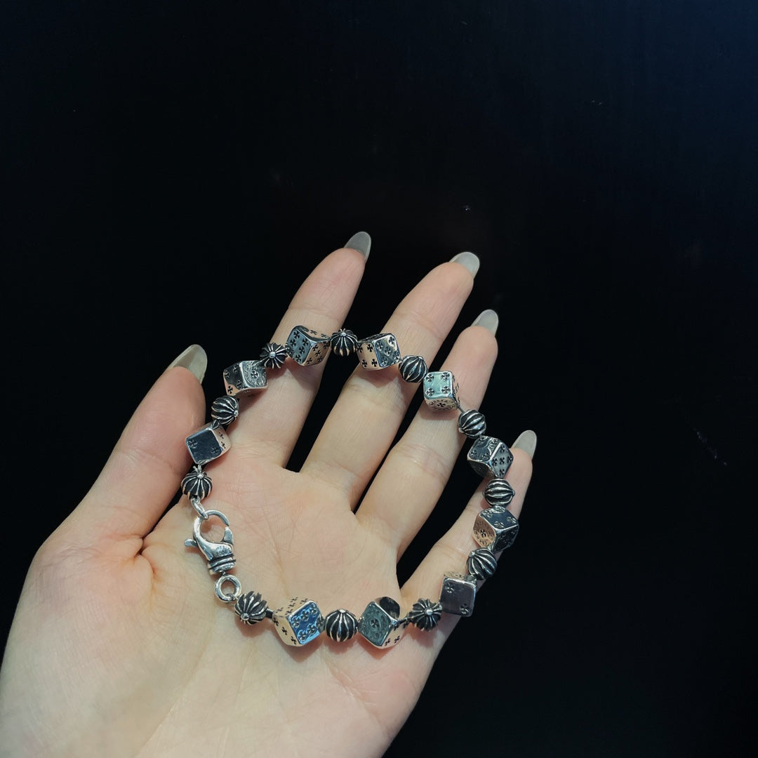 CHROME HEARTS Dice Cross Bracelet