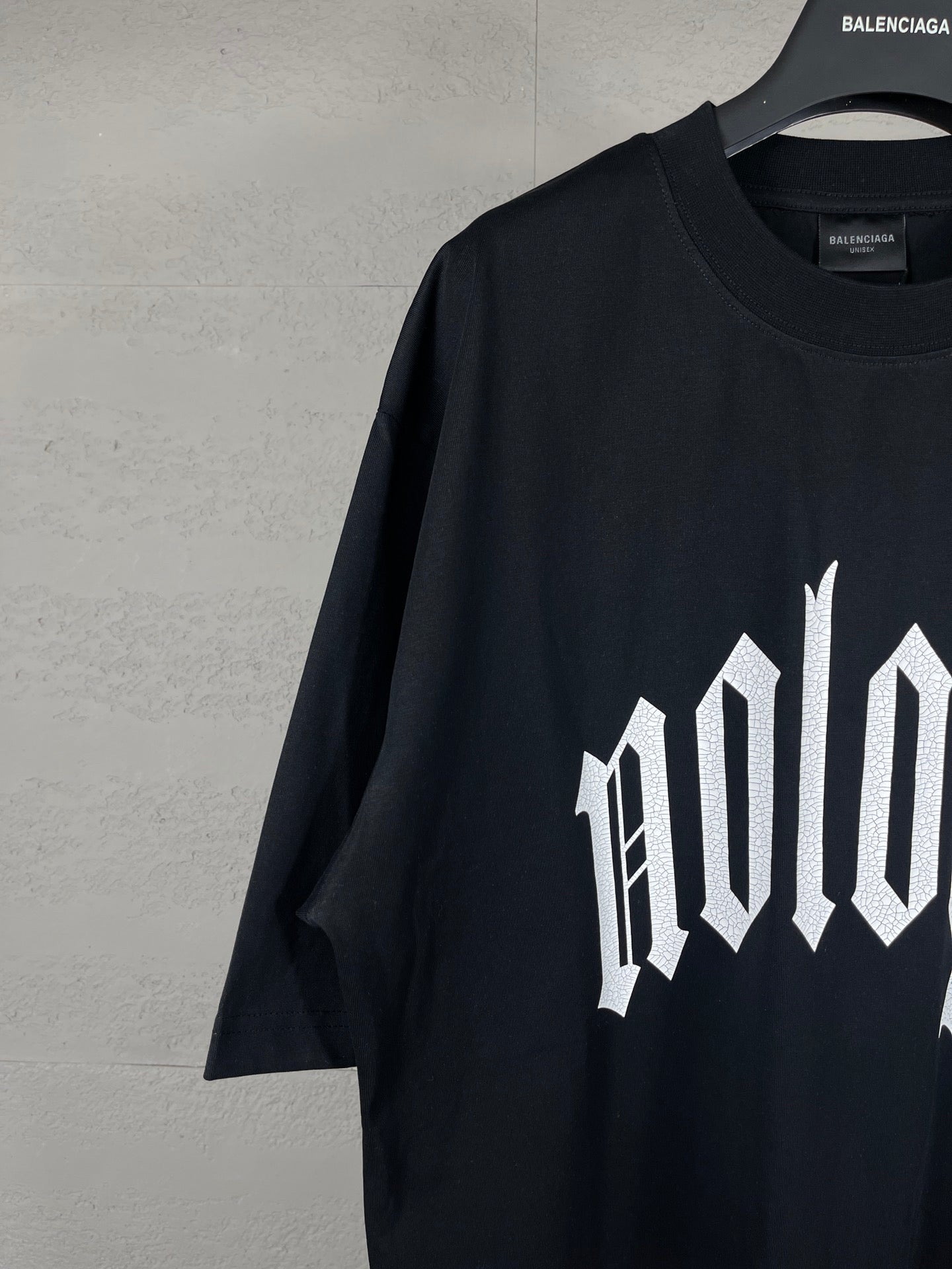 Balenciaga cracked print T-shirt