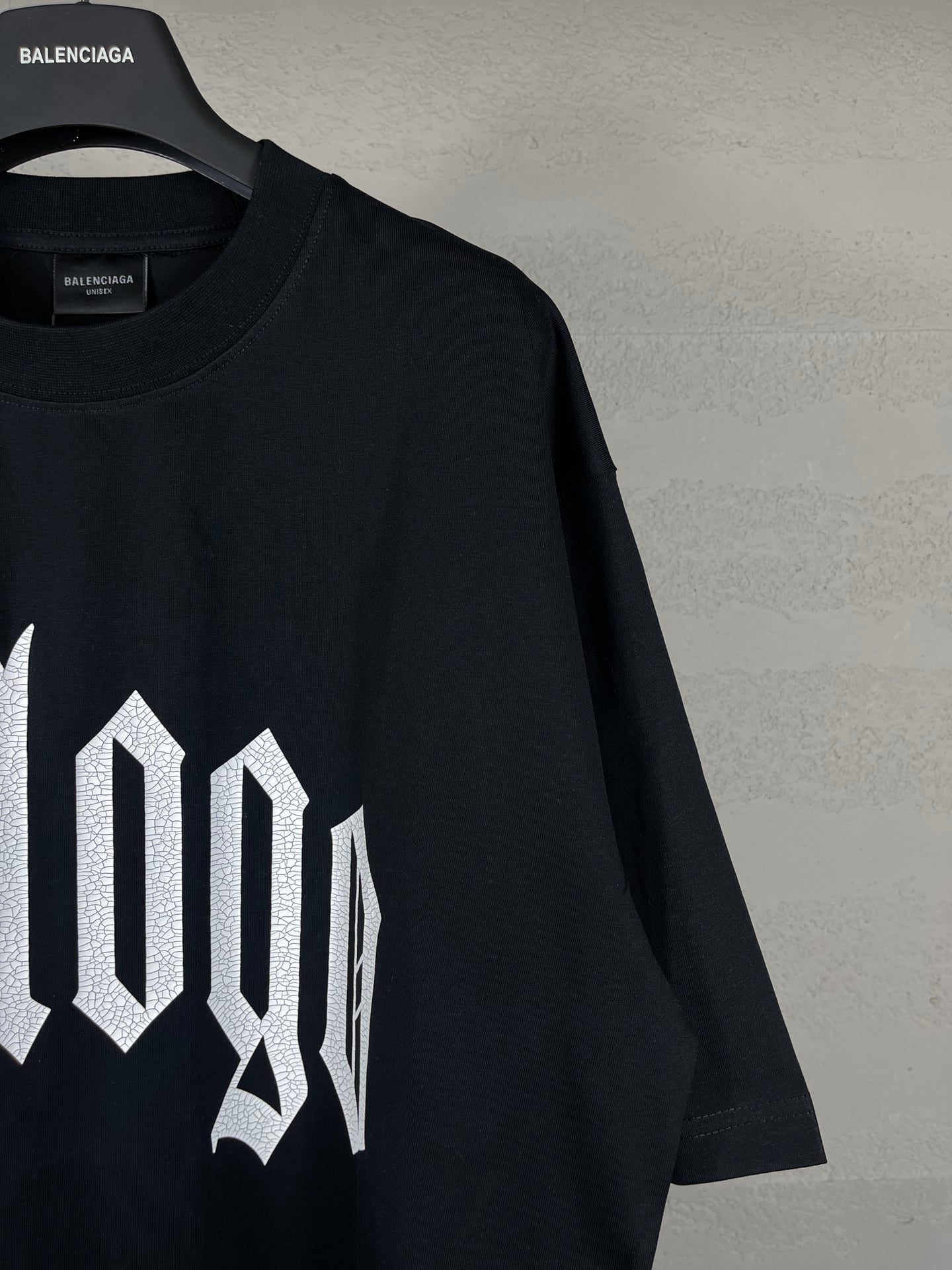 Balenciaga cracked print T-shirt
