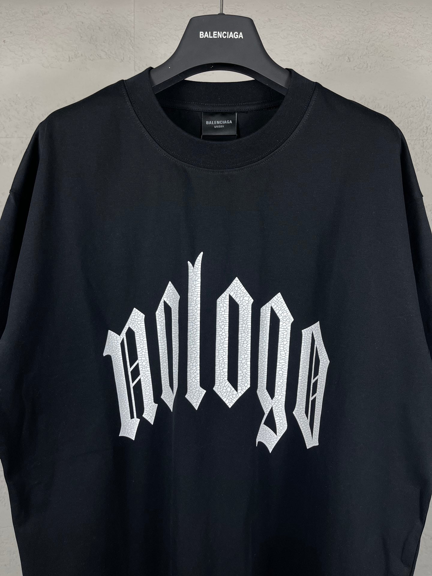 Balenciaga cracked print T-shirt