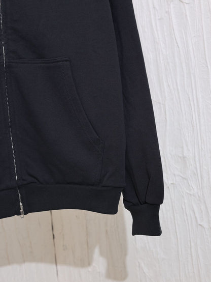 Balenciaga x Under Armour Zip-Up Hoodie 'Black White'