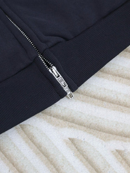 Balenciaga x Under Armour Zip-Up Hoodie 'Black White'