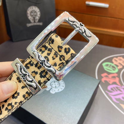 Chrome Hearts Leopard Print Belt