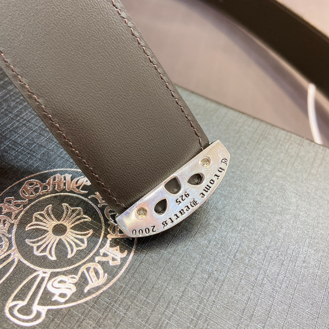 Chrome Hearts Leopard Print Belt