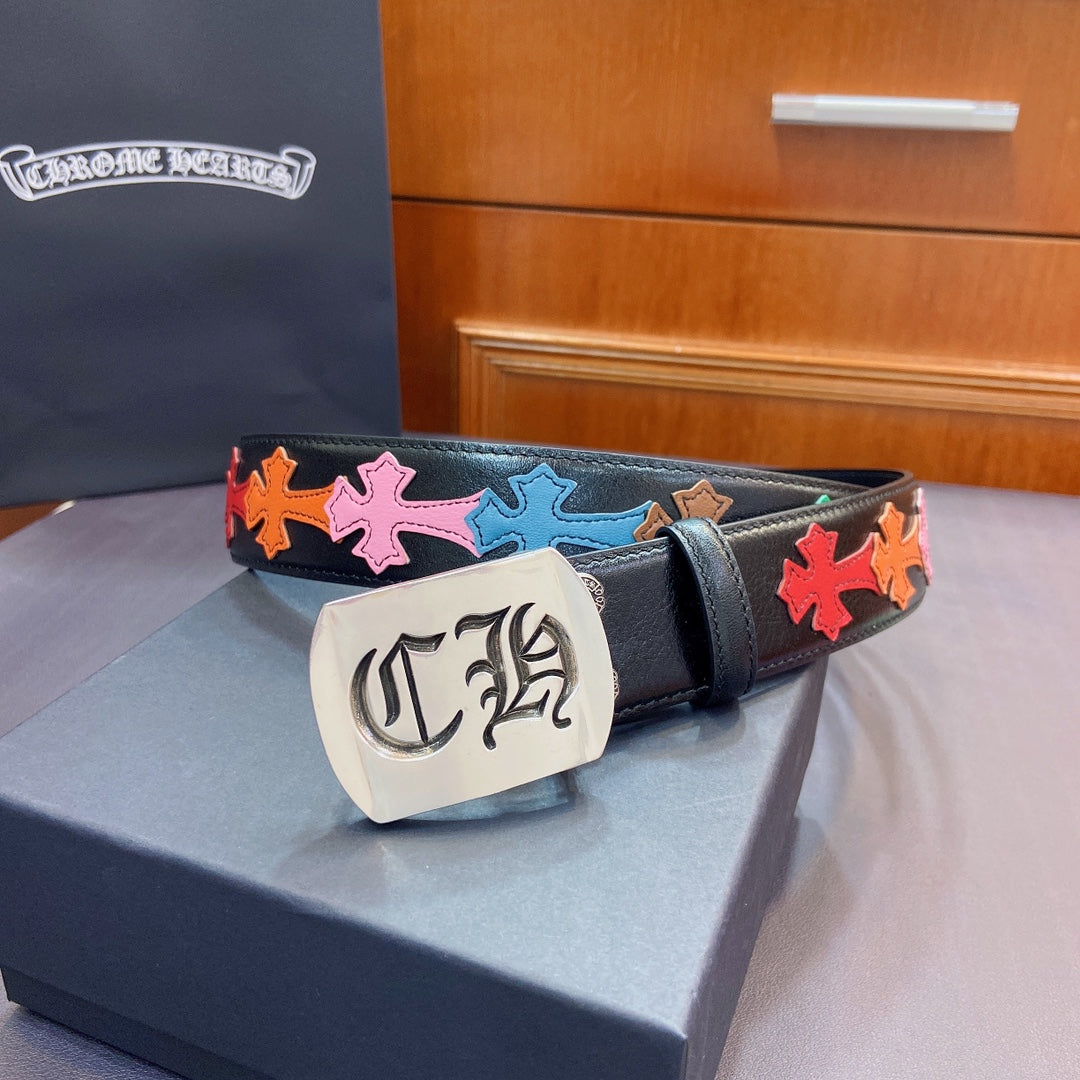 Chrome Heart Street Hip-Hop Style Belt