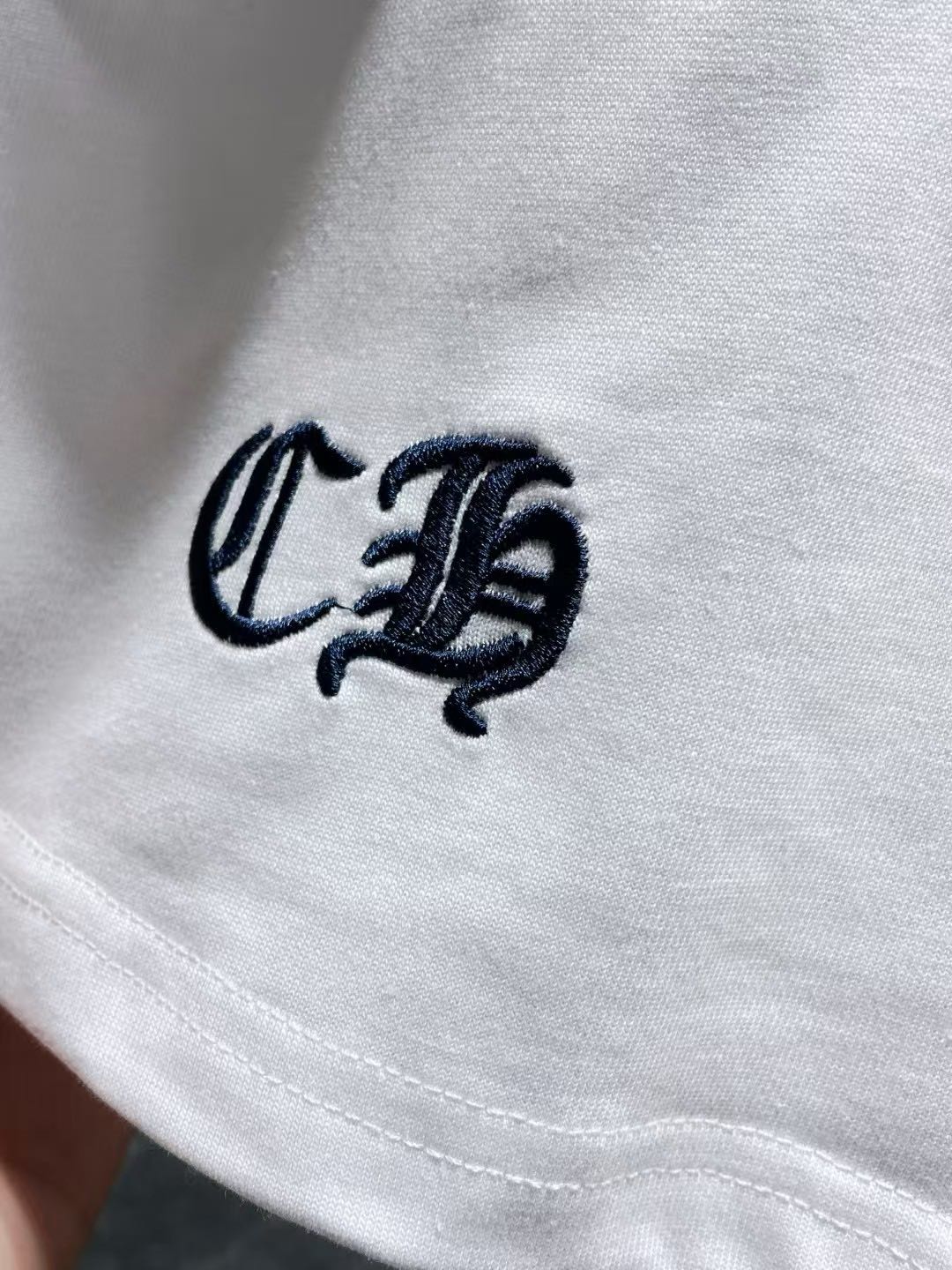 Chrome Hearts horseshoe embroidered short sleeve T-shirt