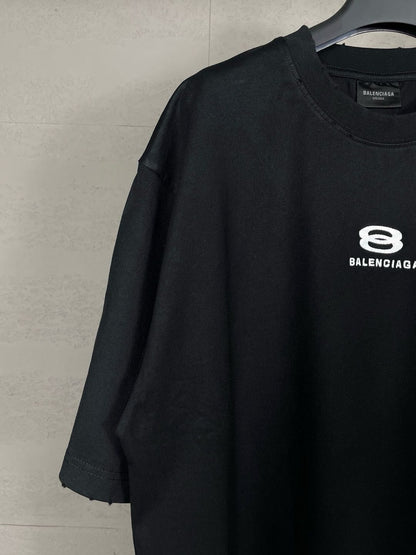 Balenciaga tassel embroidered T-shirt