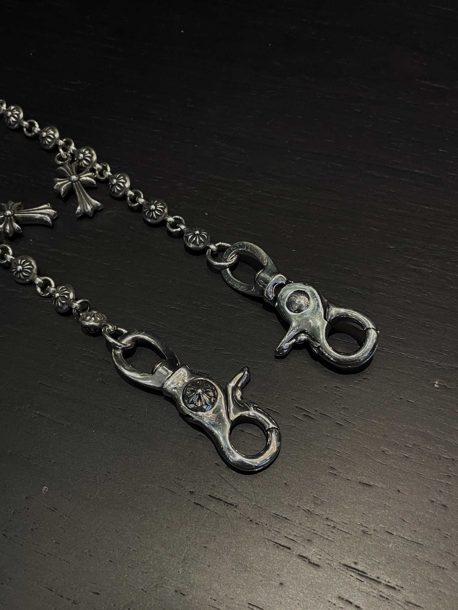 Chrome Heart Cross Beaded Pants Chain