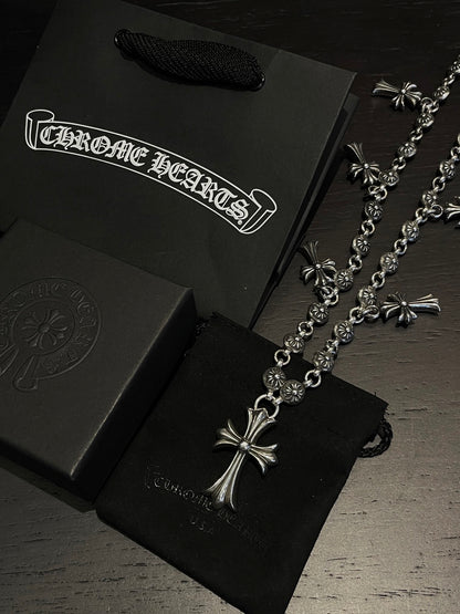 Chrome Heart Cross Beaded Pants Chain