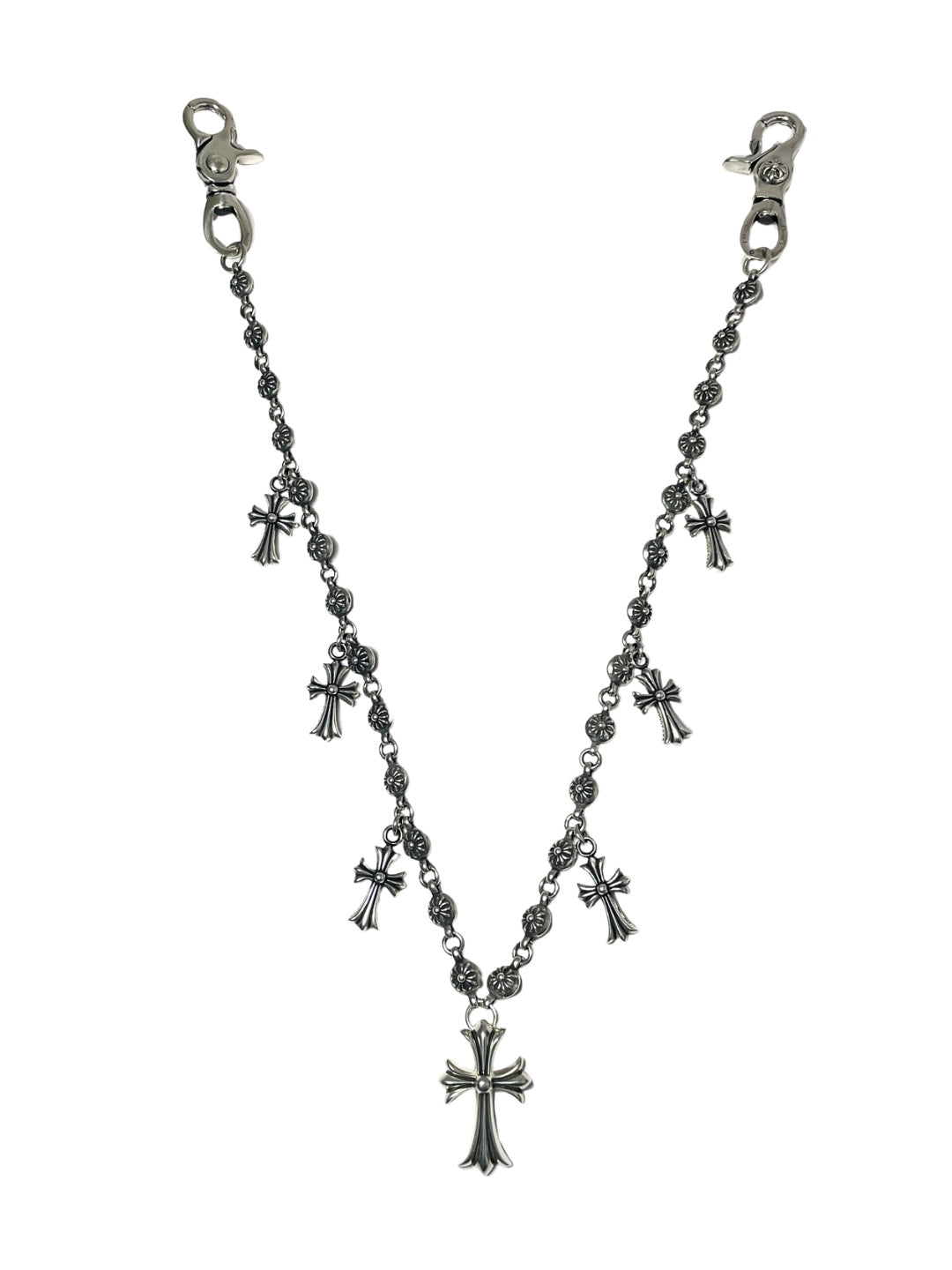Chrome Heart Cross Beaded Pants Chain