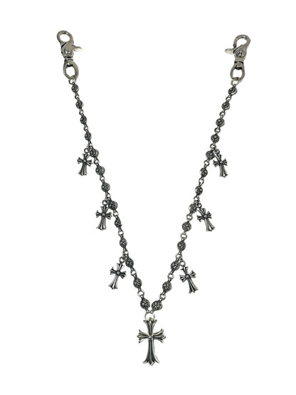 Chrome Heart Cross Beaded Pants Chain
