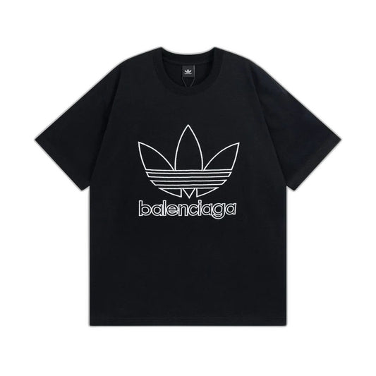Balenciaga 24ss clover joint embroidery T-shirt