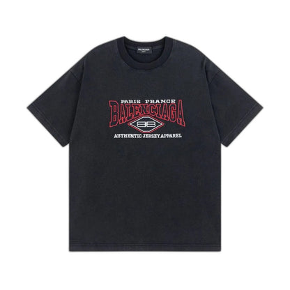 BalenciagaB Authentic Vintage Jersey Oversized T-Shirt 'Black'