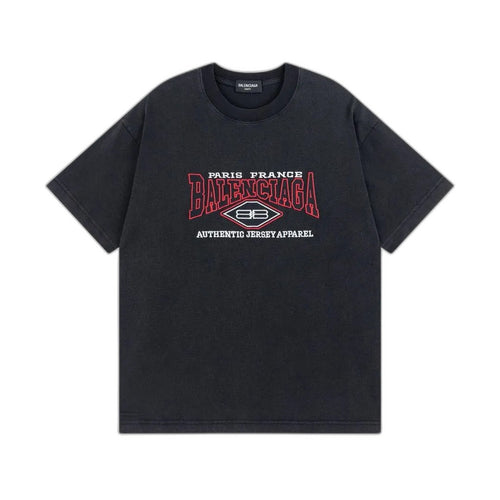 BalenciagaB Authentic Vintage Jersey Oversized T-Shirt 'Black'