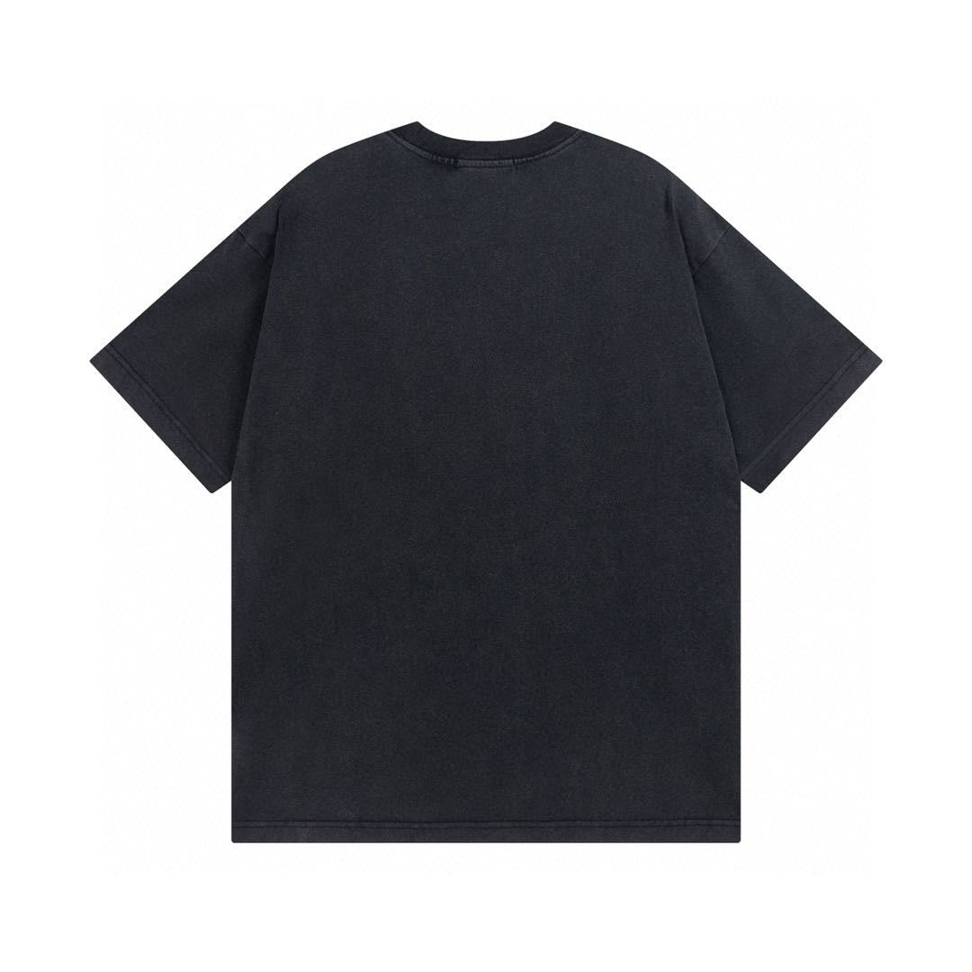 BalenciagaB Authentic Vintage Jersey Oversized T-Shirt 'Black'