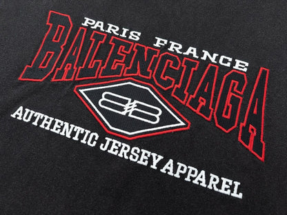 BalenciagaB Authentic Vintage Jersey Oversized T-Shirt 'Black'