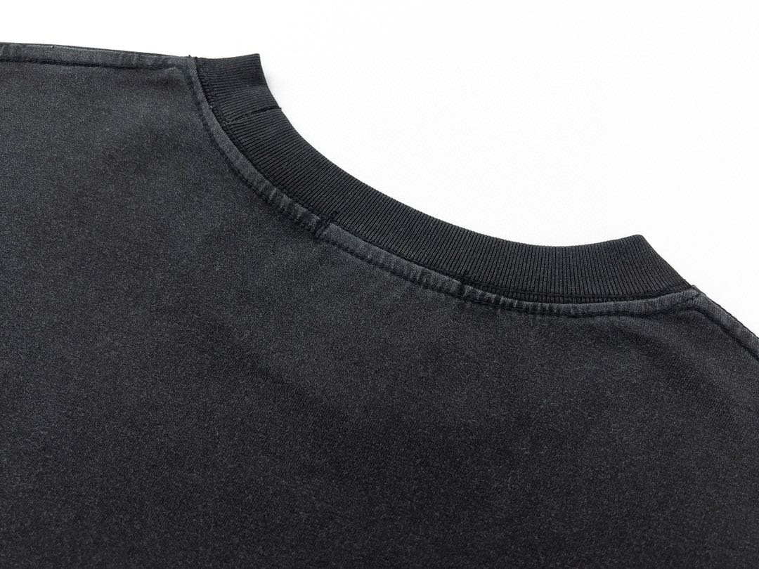 BalenciagaB Authentic Vintage Jersey Oversized T-Shirt 'Black'