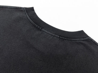 BalenciagaB Authentic Vintage Jersey Oversized T-Shirt 'Black'