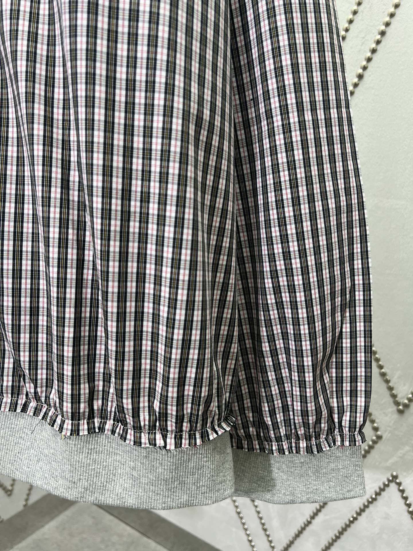 Balenciaga Tartan Hooded Shirt