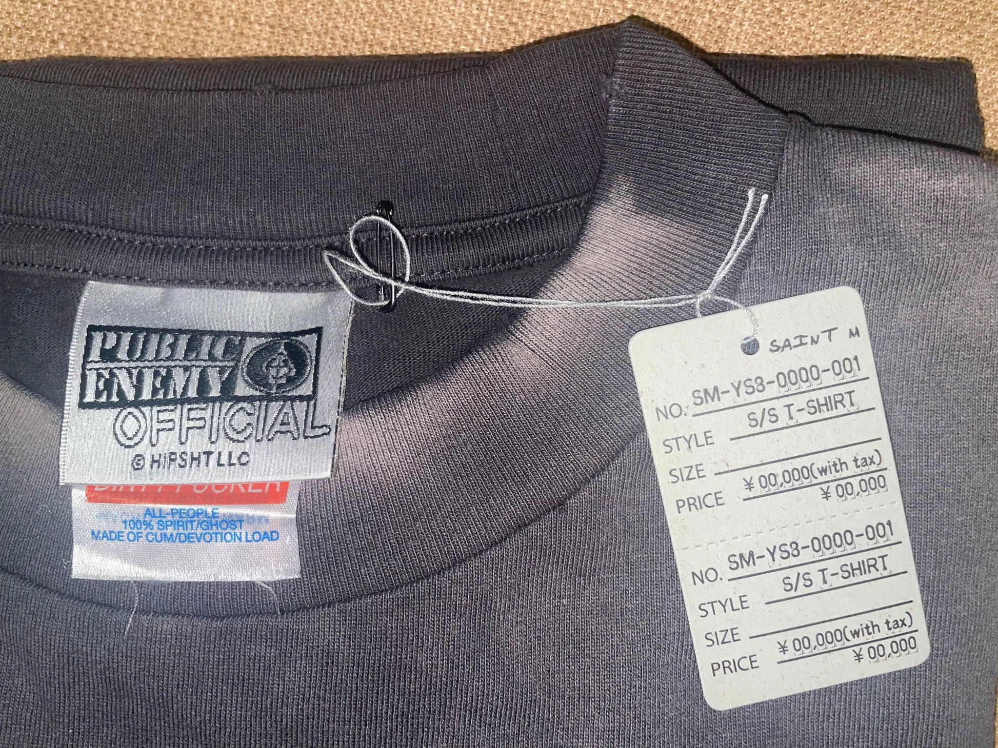 SAINT Mxxxxxx x Public Enemy SS Tee "Black"