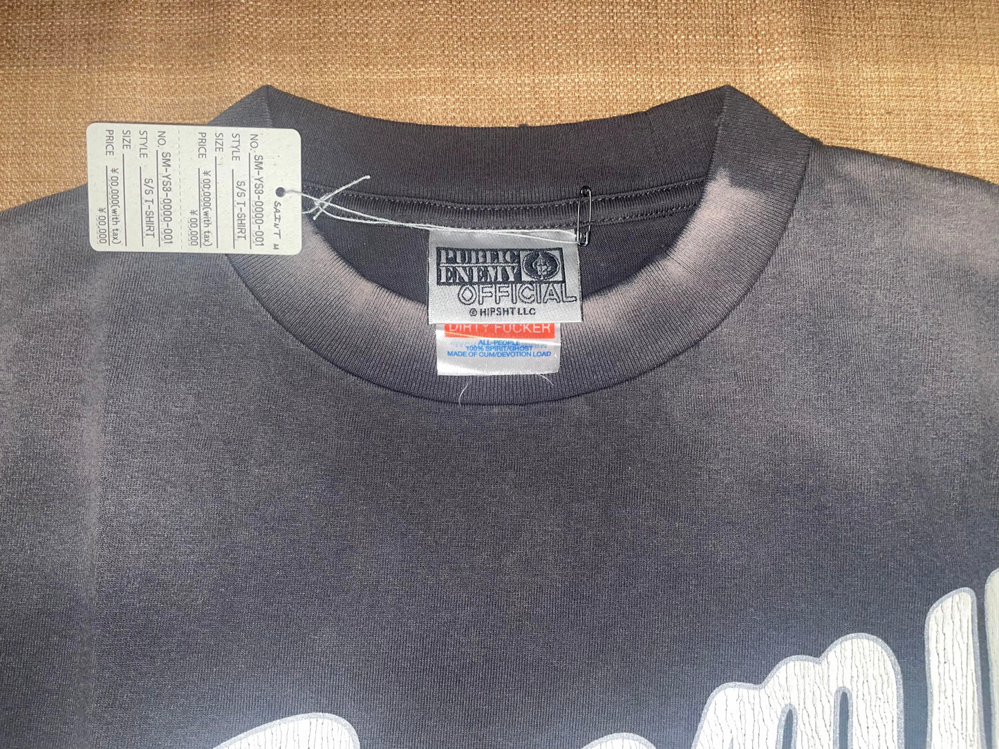 SAINT Mxxxxxx x Public Enemy SS Tee "Black"