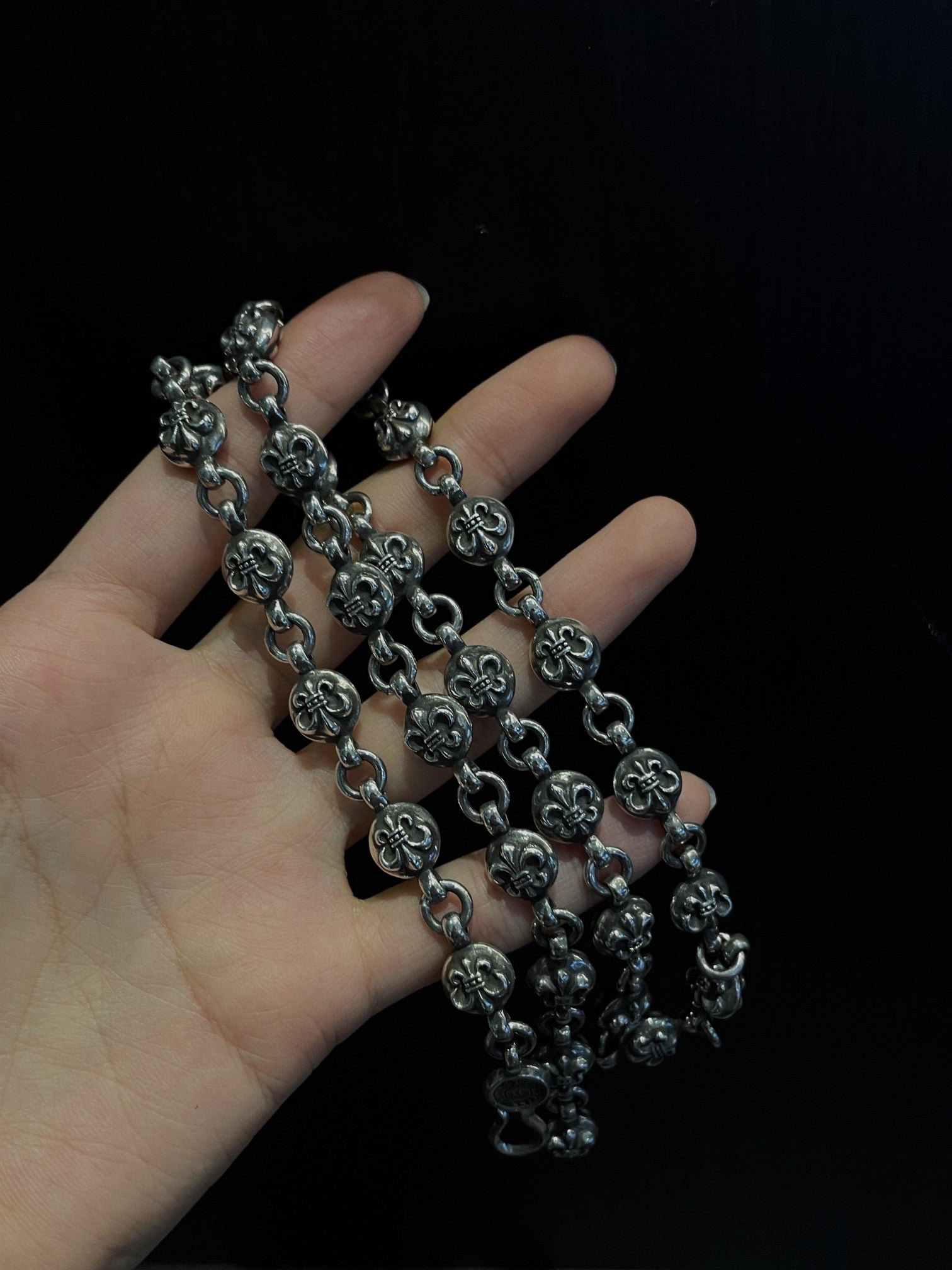 Chrome Hearts Cross Bead Necklace