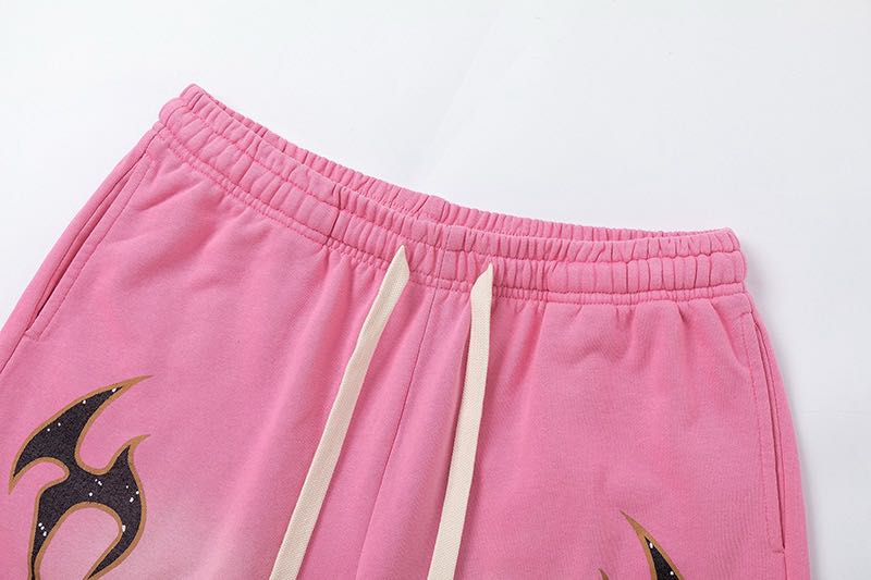 Hellstar x Complex Sports Flame Shorts 'Pink