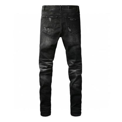 Amiri MA Bar Logo Straight Jean