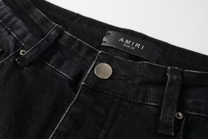 Amiri MA Bar Logo Straight Jean