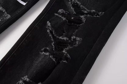 Amiri MA Bar Logo Straight Jean