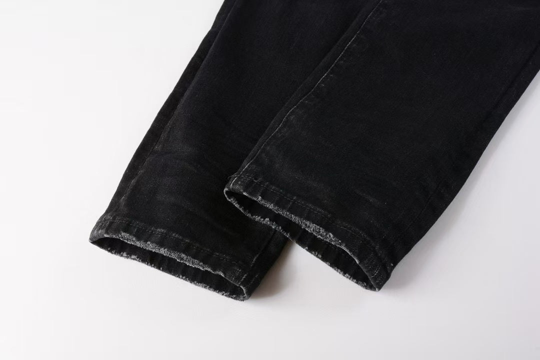 Amiri MA Bar Logo Straight Jean